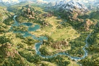 create maps for your fantasy game, book and projects