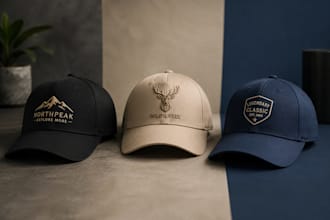 create professional custom cap hat design