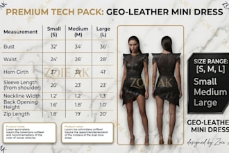 create original fashion tech pack
