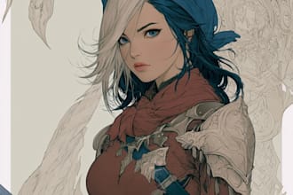 draw your ffxiv character into stunning fantasy character art