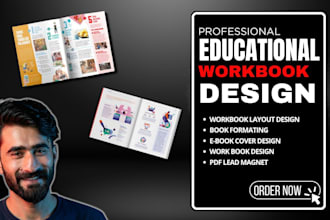 create professional educational workbook, canva workbook and printable workbook