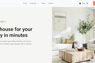 build a fast, responsive react landing page for you