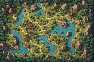 create a custom map for a world, city, town, or dungeon