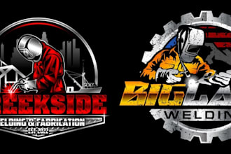 design a professional modern welding logo