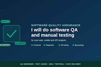 do manual and automation QA testing for startups