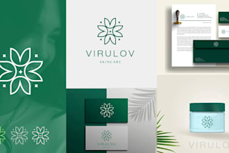 do extremely modern minimalist elegant logo design for you