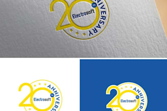 do design good looking anniversary logo