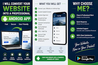 convert your website into a professional android app