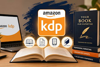 amazon kdp book publishing and kdp book formatting