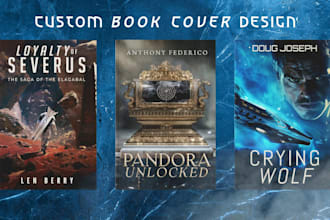 create a unique book cover design