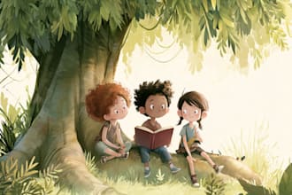 design children book illustration for you