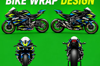design custom bike wrap and graphics