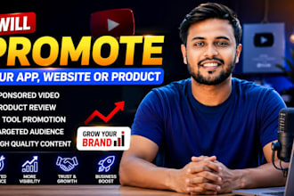 promote your app, website, ai tool or tech product on my youtube channel