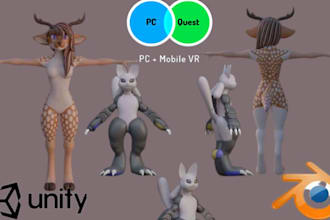 custom vrchat avatar vrchat model vtuber avatar furry vtuber furry avatar vroid