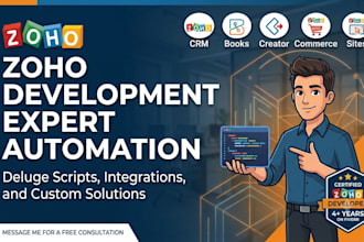 write any deluge function for any zoho app