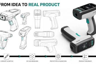 design consumer product 3d models for 3d printing, prototyping and manufacturing