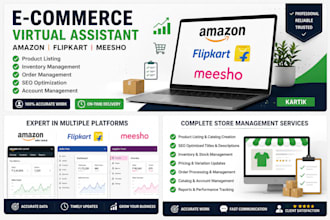 manage your amazon flipkart and meesho seller account professionally