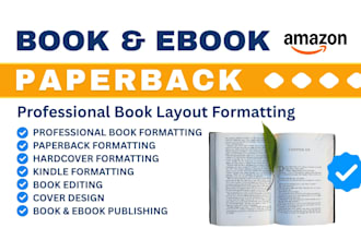 do book editing, kindle publishing, ebook publishing, book typesetting