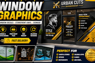 l design professional window graphics and window decals
