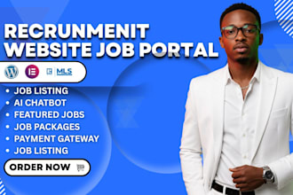 design recruitment website job board job portal hiring staffing agency website
