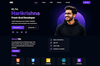 build a responsive HTML CSS website
