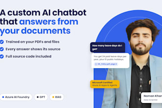 build a custom ai chatbot using azure ai foundry and gpt