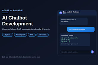 build a custom ai chatbot using azure ai foundry and gpt