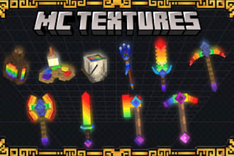 make custom minecraft textures, models and resource pack