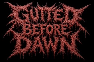 design a custom metal band logo