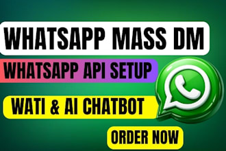do whatsapp mass dm, whatsapp marketing, whatsapp api set