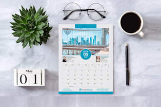 do yearly calendar or planner design