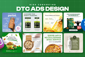design high converting static ads banner design creative for meta
