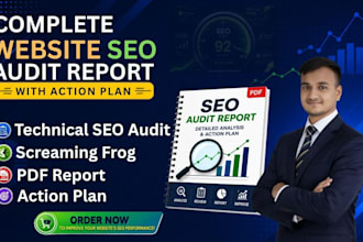 do a complete website SEO audit report with an action plan
