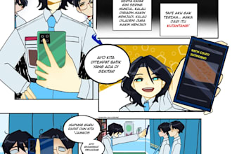 create custom comic and illustration