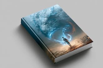 fantasy book cover design or fantasy book cover