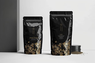 modern and professional packaging design