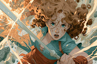 do webtoon cover art comic book cover light novel