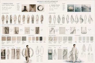 create professional fashion sketches