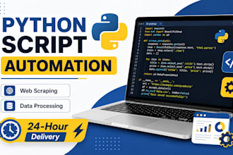 develop python automation and web scraping scripts