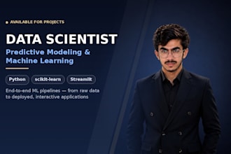 build a predictive machine learning model using python and scikit learn