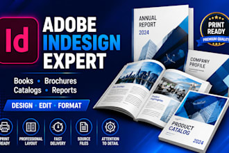 be your adobe indesign expert for any document design, edit, or formatting