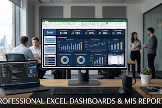 create professional excel dashboards and mis reports