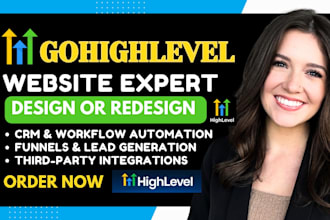 setup gohighlevel CRM, website, workflow emails SMS automation, sales funnel