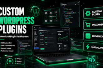 create custom wordpress plugin and animated website
