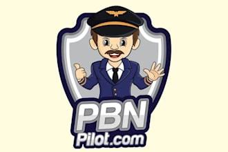 do a pilot aviation aircraft or badge logo