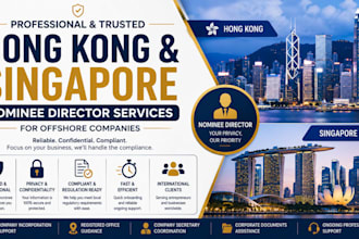 provide hongkong and singapore nominee director for offshore