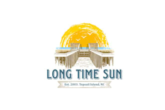 design an awesome vector logo for a beach house