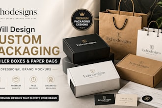 design custom mailer boxes and paper bags
