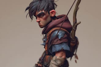 create cartoon game characters for indie games