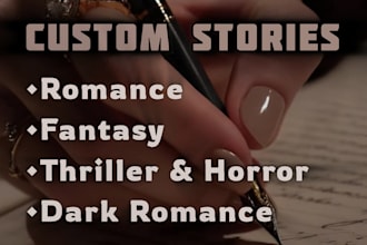 write the custom story based on your ideas
